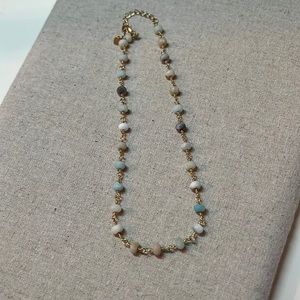 NWOT multi beaded choker necklace